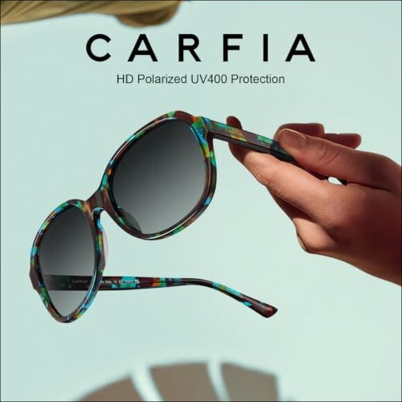Acetate Oversized Square Polarized Sunglasses UV Protection Retro main image 6